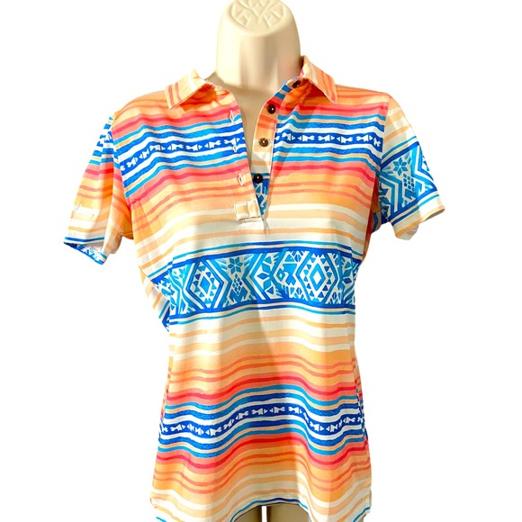 Kenny Flowers Tops - Kenny Flowers Women’s Polo Shirt. Limited edition print. Size M